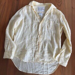 Frank & Eileen Eileen Button-Up Shirt X-Small, YELLOW LINEN